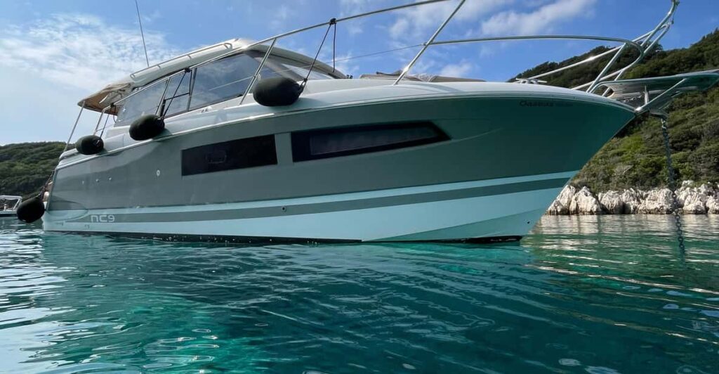 Corfu Private Motor-Yacht Cruise: An Unforgettable Romantic Escape 1 corfu private motor yacht cruise with corfu town views 4