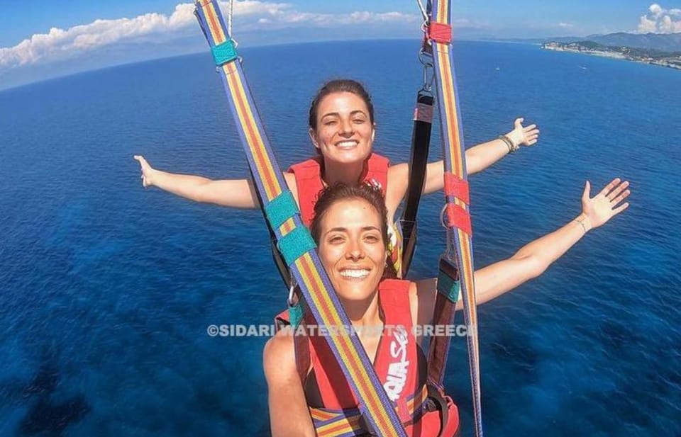 Corfu Parasailing for Two: Soar Above Sidari's Beauty! 2