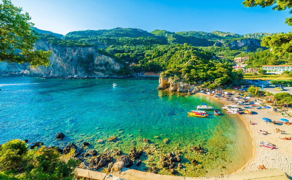 Corfu Shore Excursion: Boat Cave Tour or Beach Bliss from Port 1 from corfu port shore trip with boat cave tour or beach 9