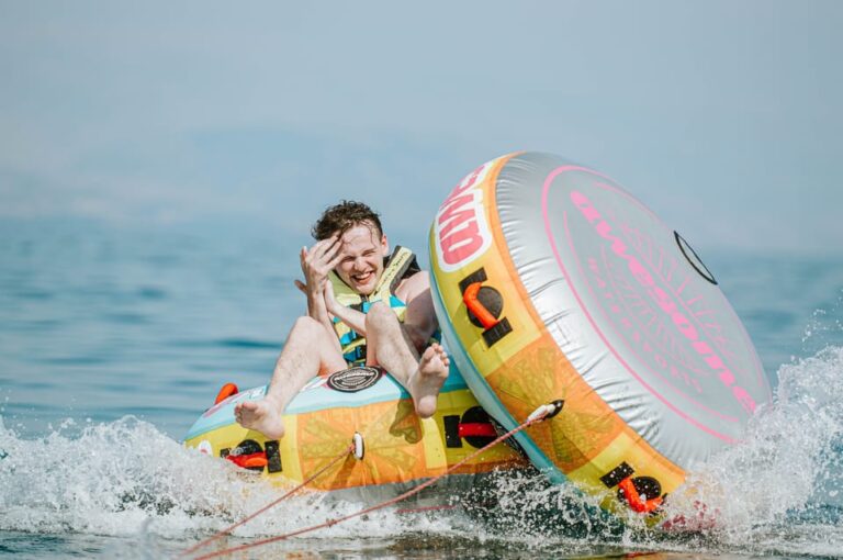 Corfu: Watersports – Inflatable Rides near Corfu Town