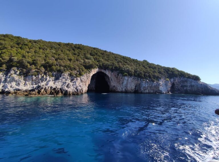 From Lefkimmi: Blue Lagoon and Syvota Village Cruise